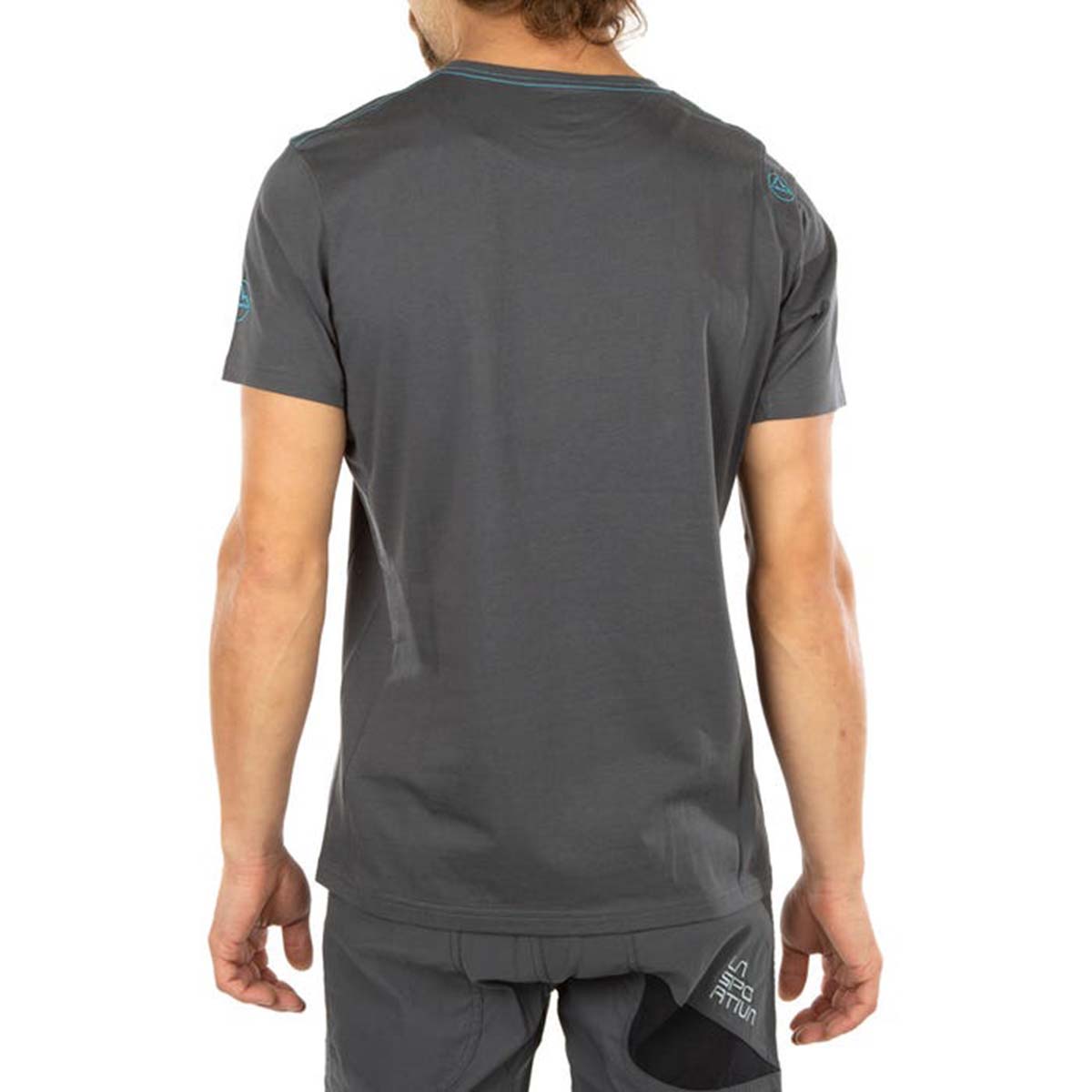 Van Mens Climbing T-Shirt Grey