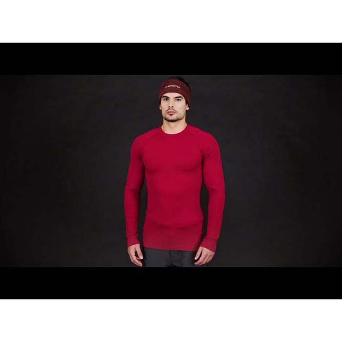 Jubilee Long Sleeve Mens Ski Shirt Blue