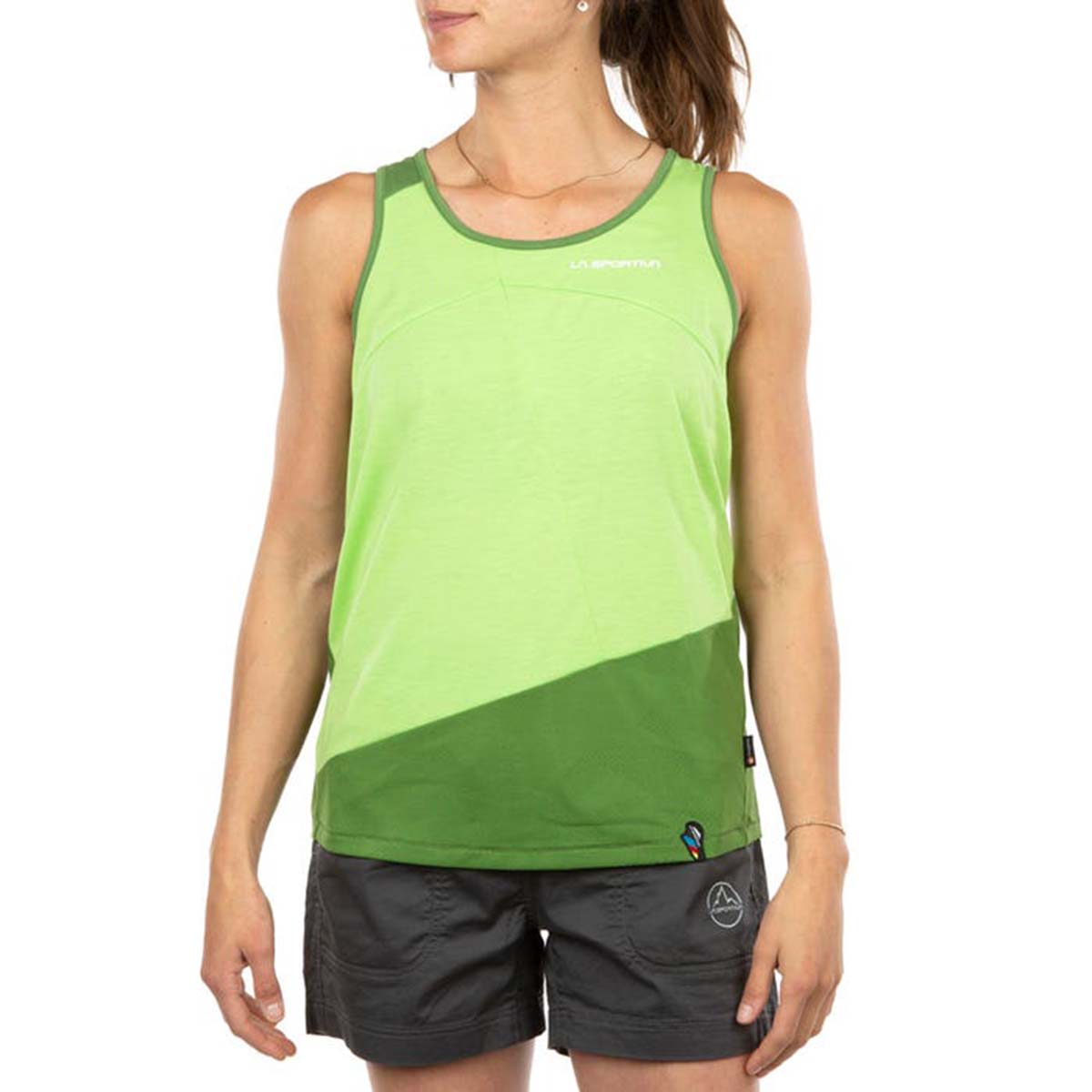 Charm Womens Climbing Tank Top Green