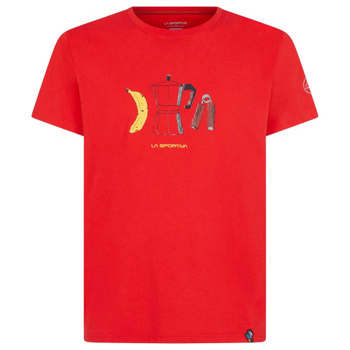 Breakfast Mens Climbing T-Shirt Red