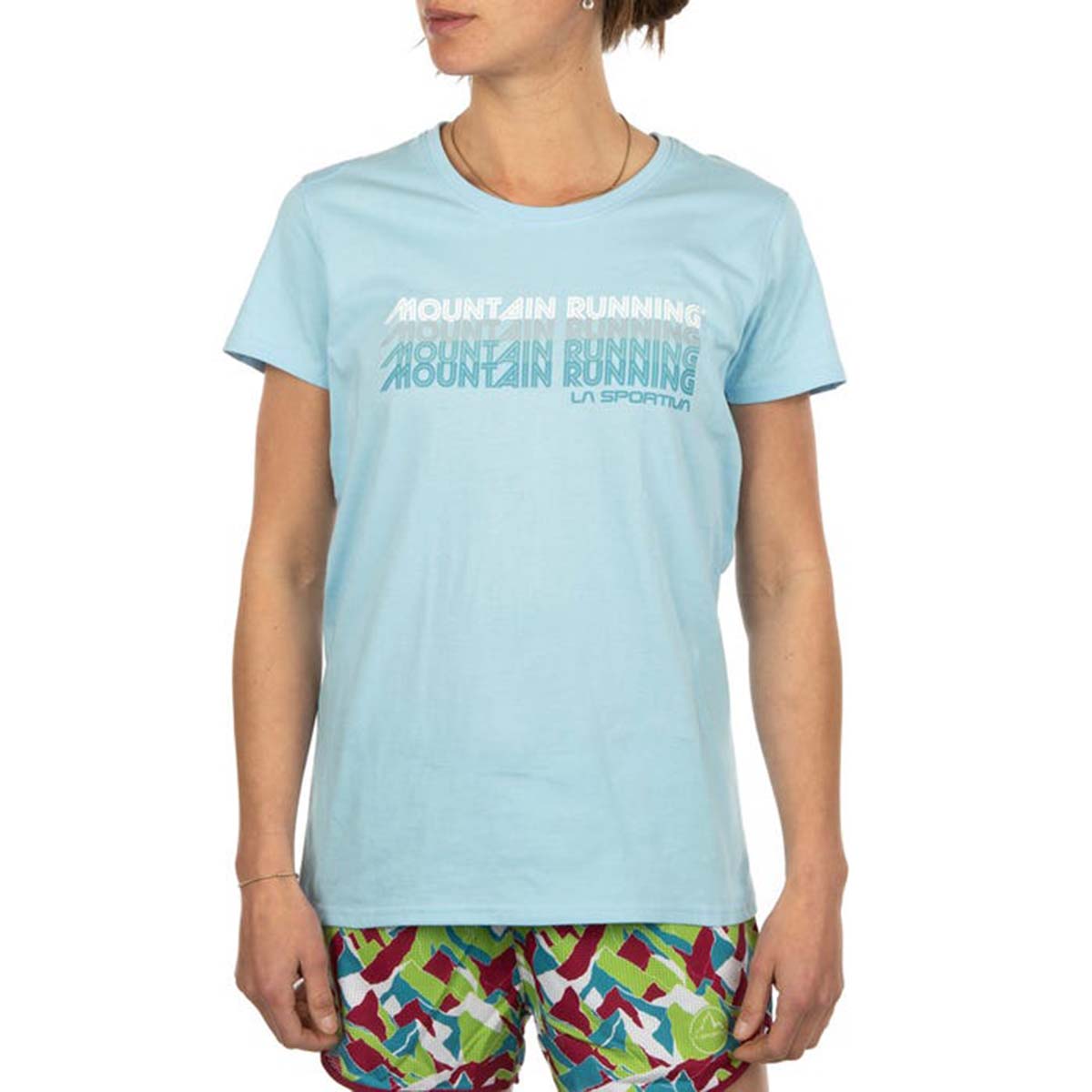 Mountain Womens Running T-Shirt Blue