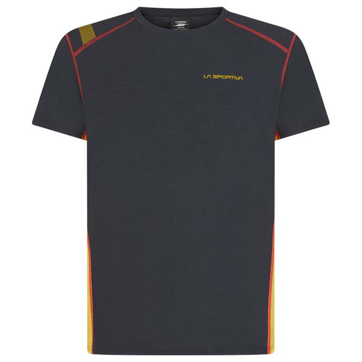 Synth Mens Running T-Shirt Black