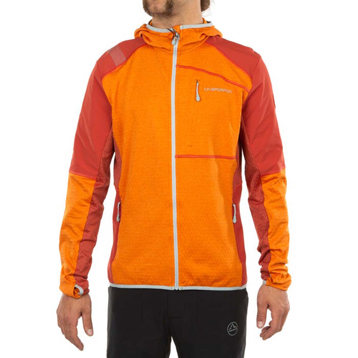Existence Mens Hiking Hoodie Orange