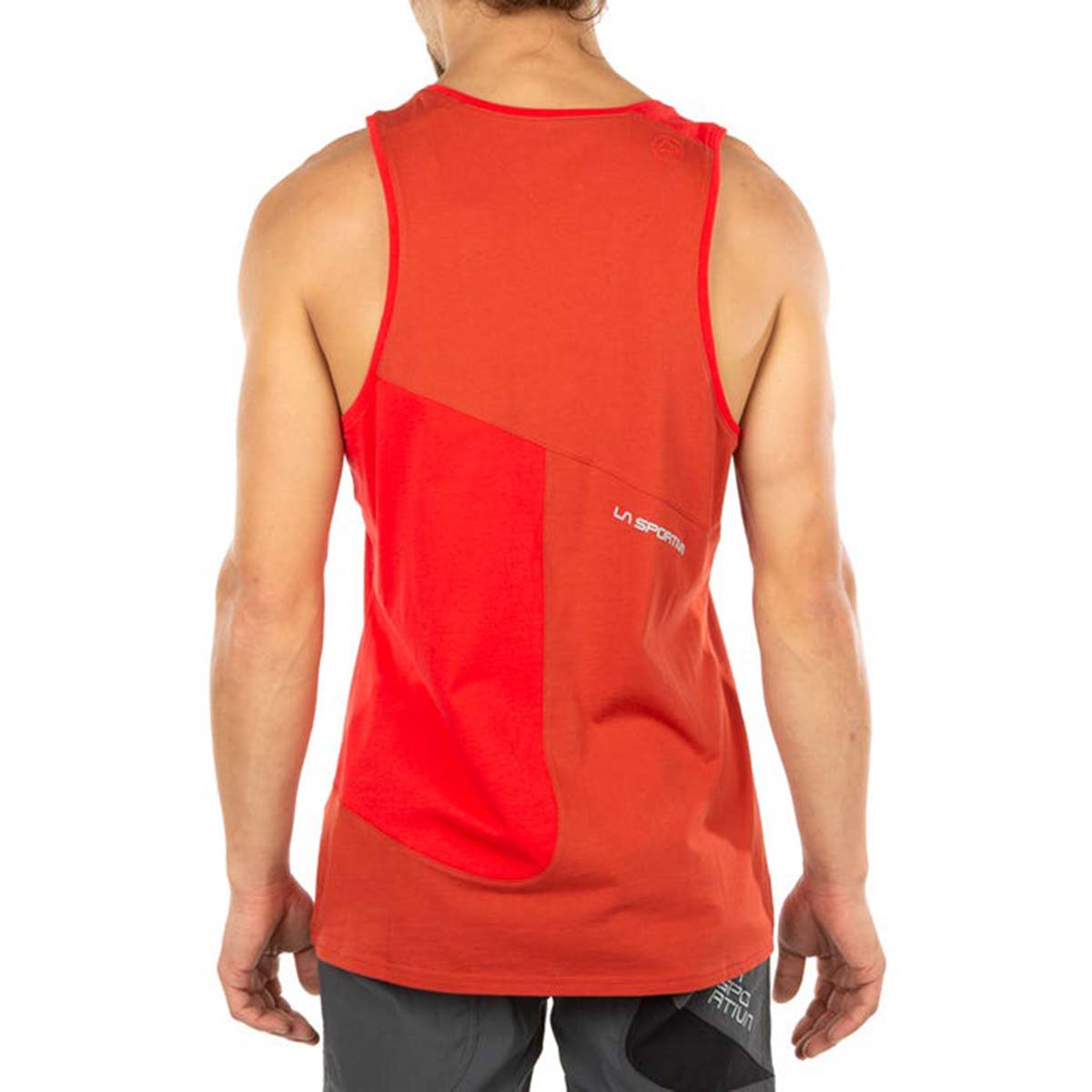 Dude Mens Climbing Tank Top Red
