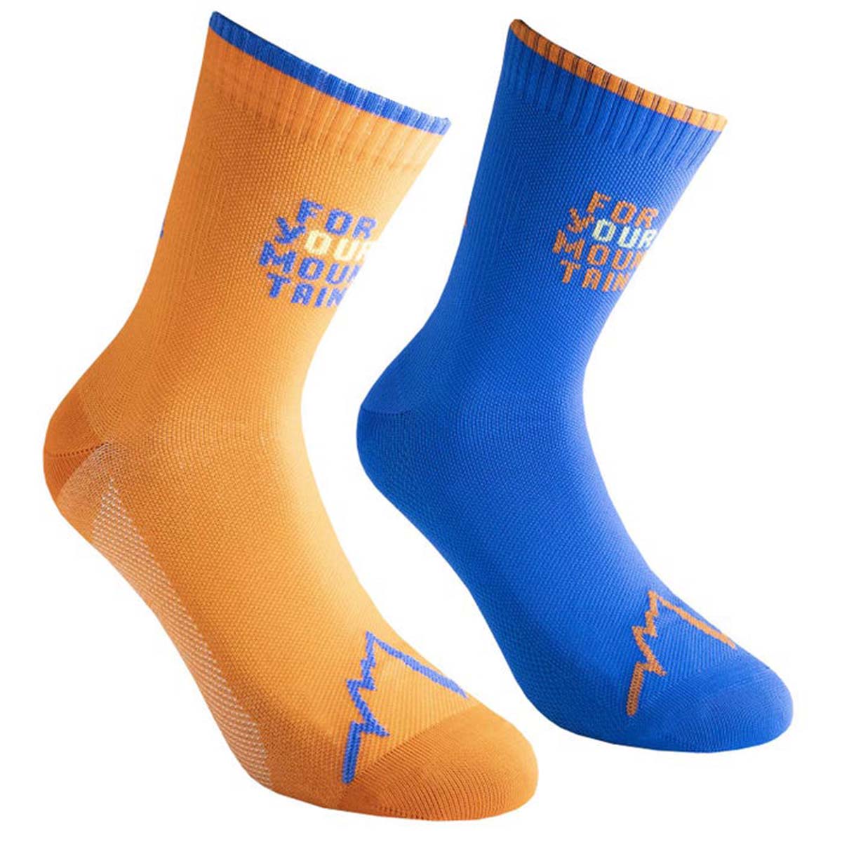 For Your Mountain Womens Running Socks Blue