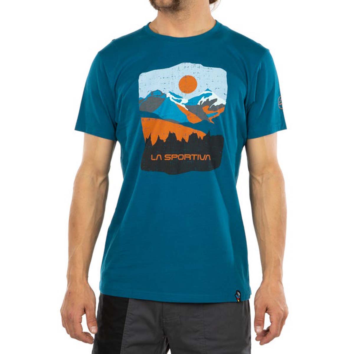 Lagorai Mens Climbing T-Shirt Blue