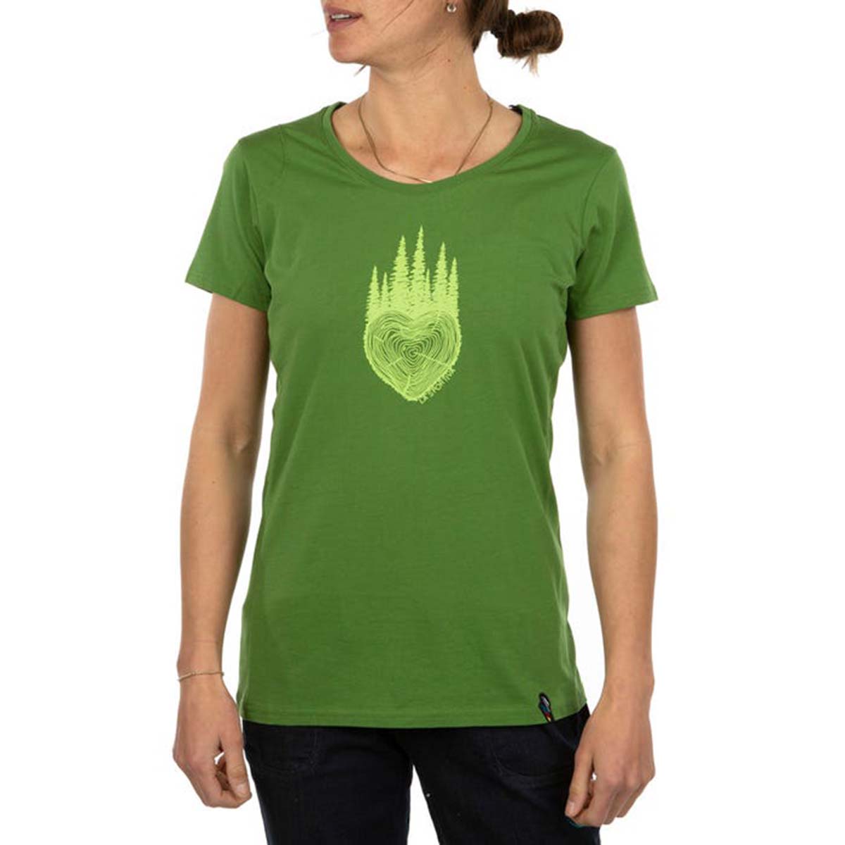 Wild Heart Womens Climbing T-Shirt Green