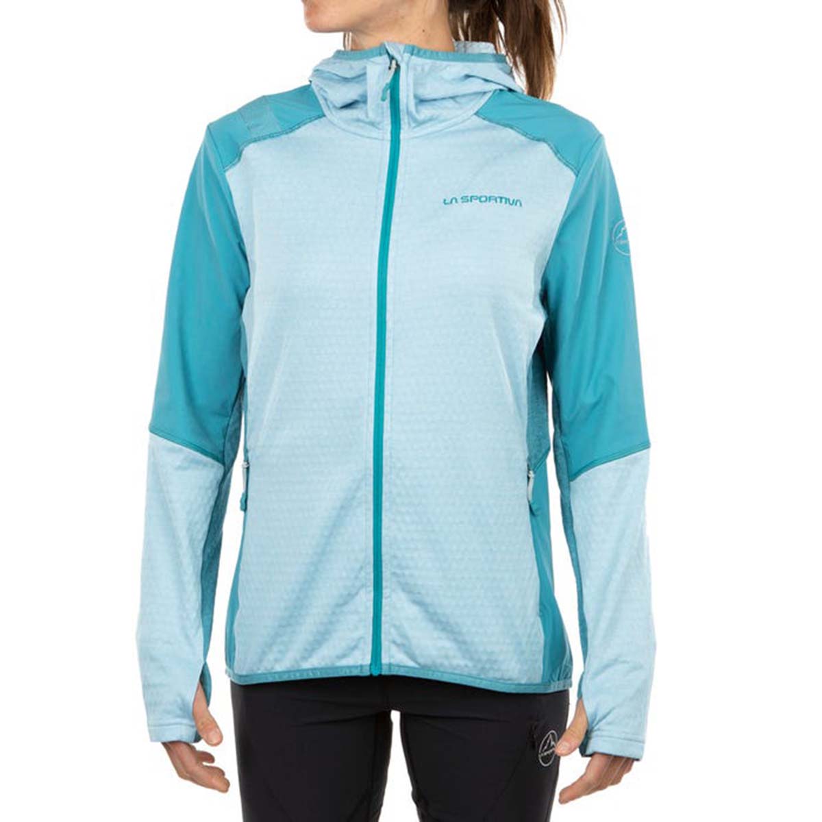 Existence Womens Hiking Hoodie Blue