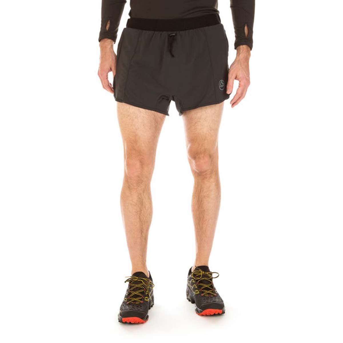 Auster Mens Running Shorts Black