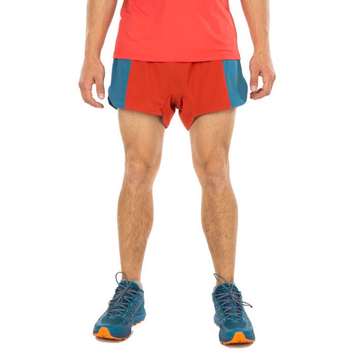Auster Mens Running Shorts Red