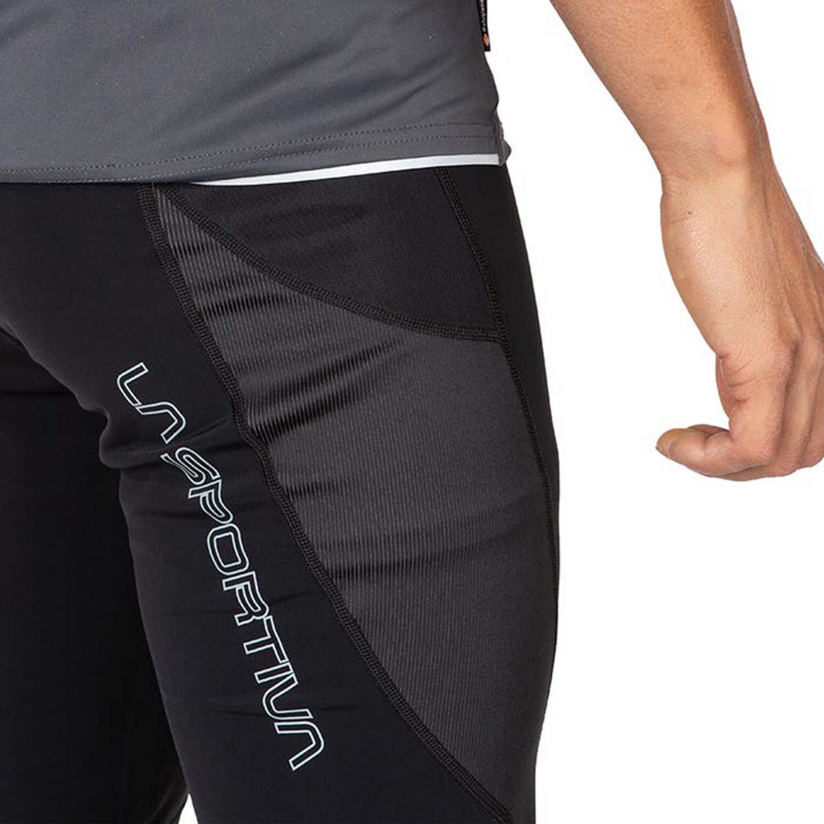 Triumph Mens Running Tight Pant Black
