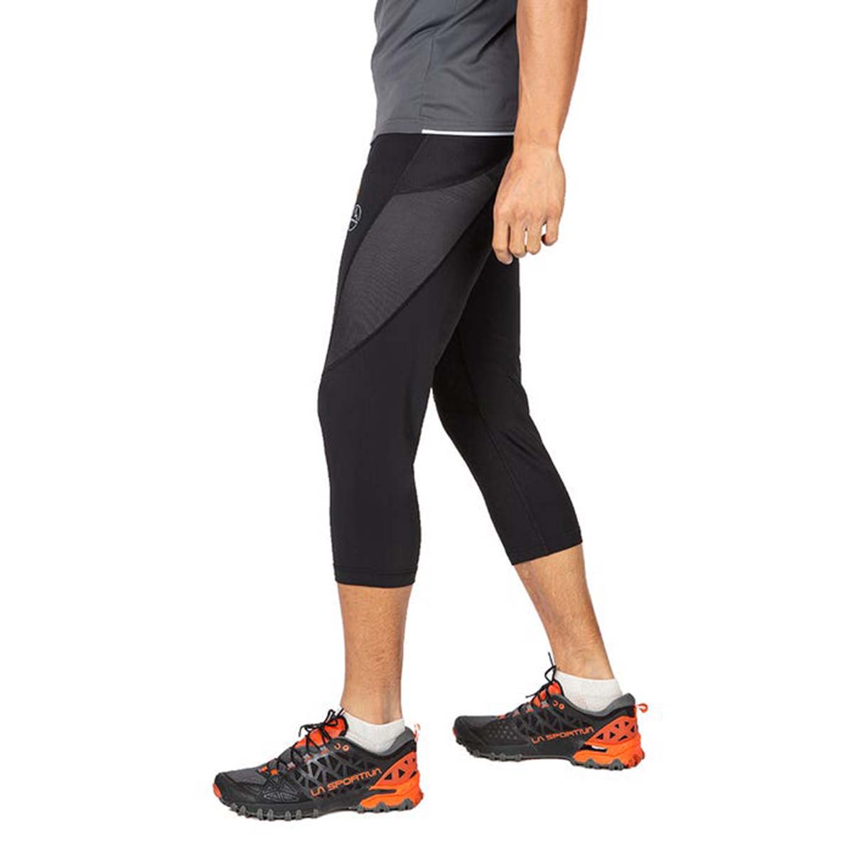 Triumph Mens Running Tight 3/4 Black