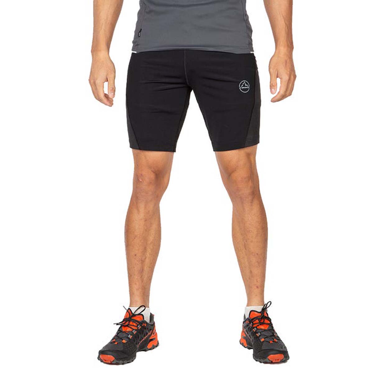 Triumph Mens Running Tight Shorts Black