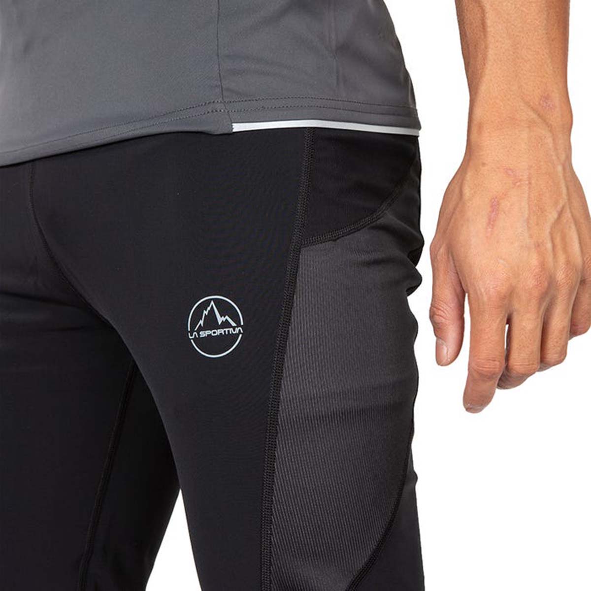 Triumph Mens Running Tight Pant Black
