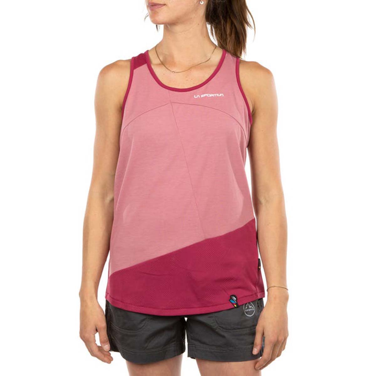 Charm Womens Climbing Tank Top Pink