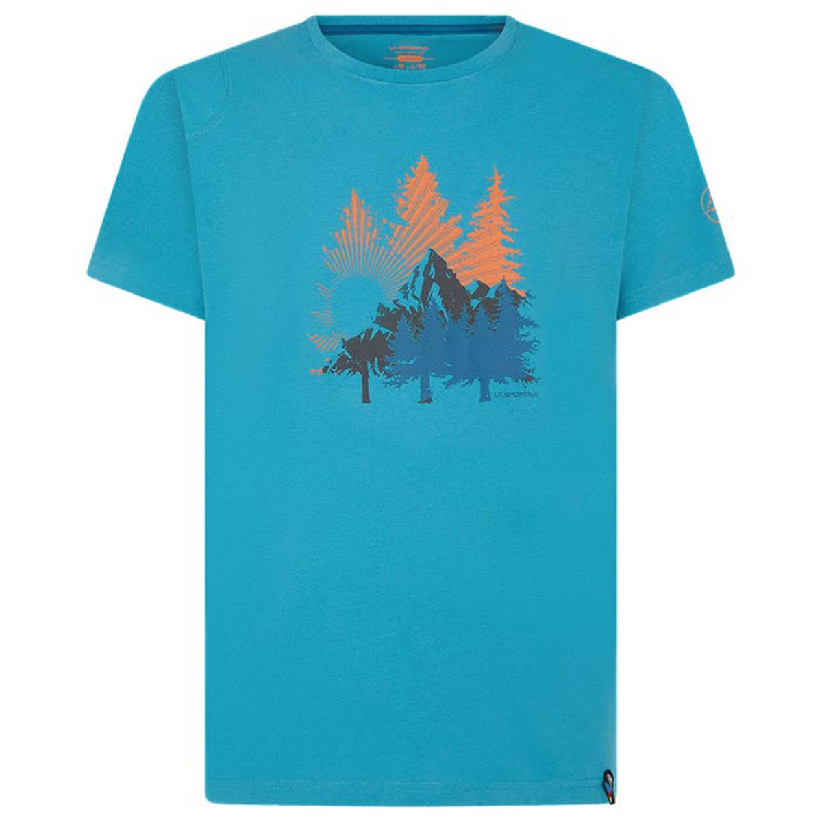 Pines Mens Climbing T-Shirt Blue