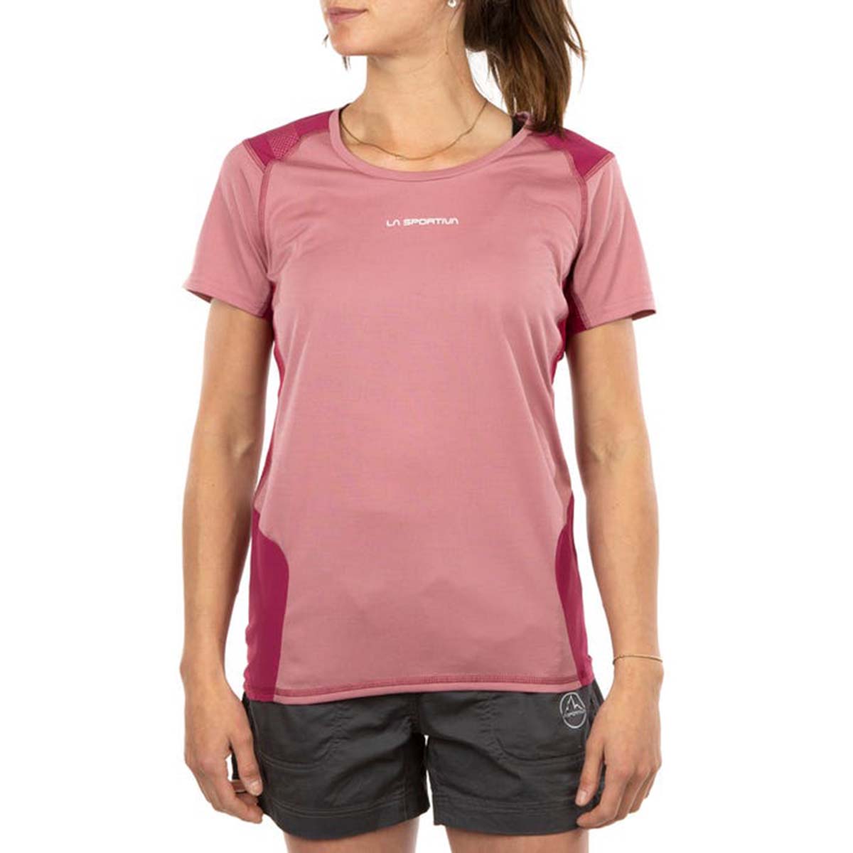 Compass Womens Hiking T-Shirt Pink