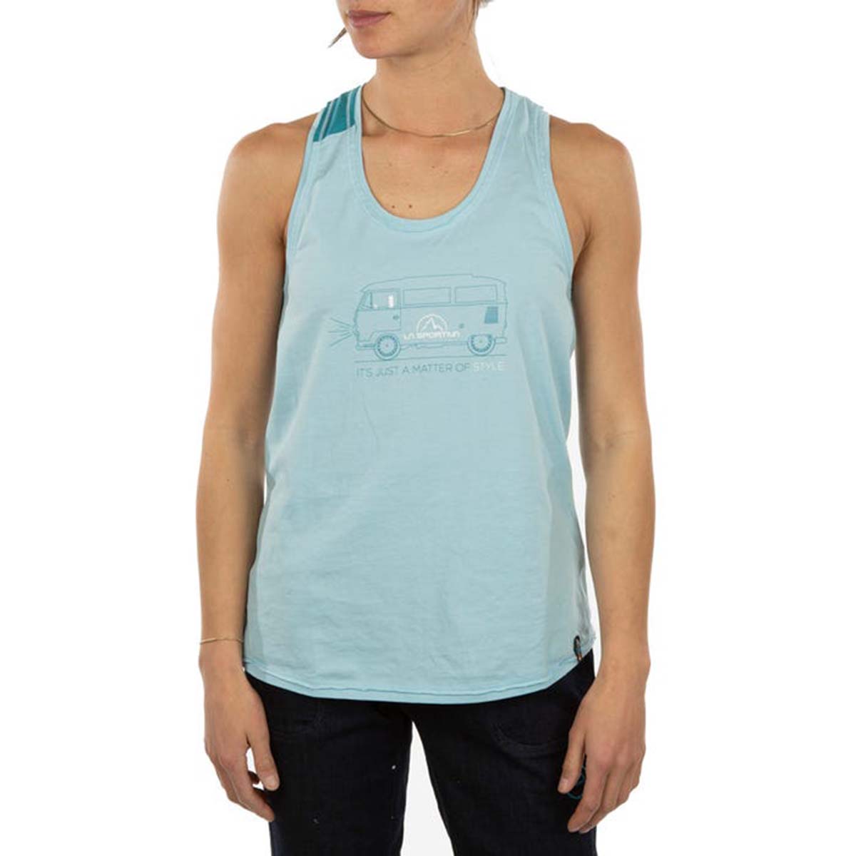 Van Womens Climbing Tank Top Blue
