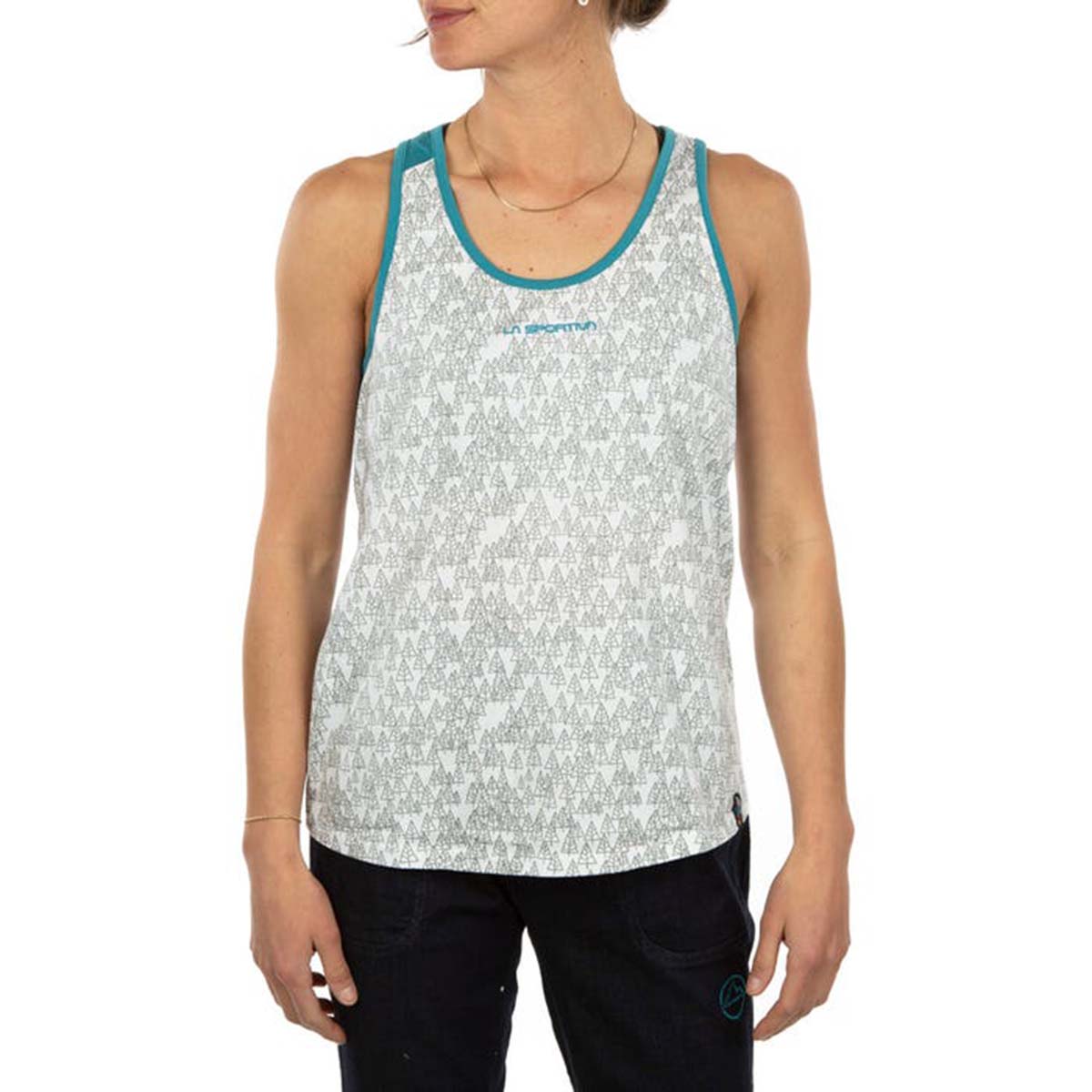 Trees Womens Climbing Tank Top White
