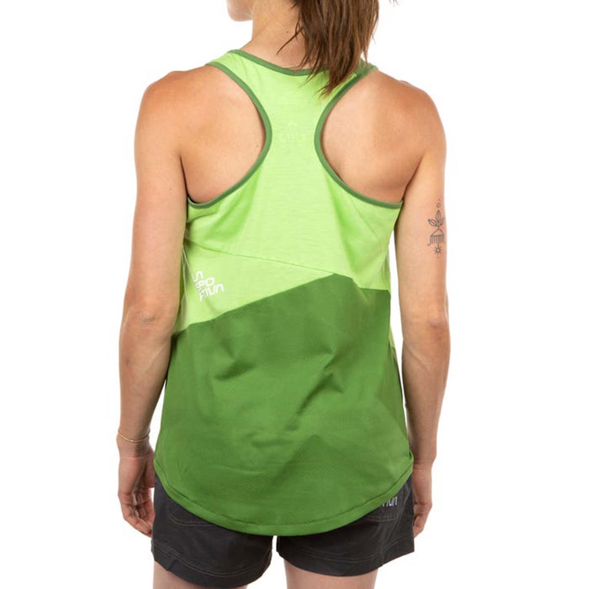 Charm Womens Climbing Tank Top Green