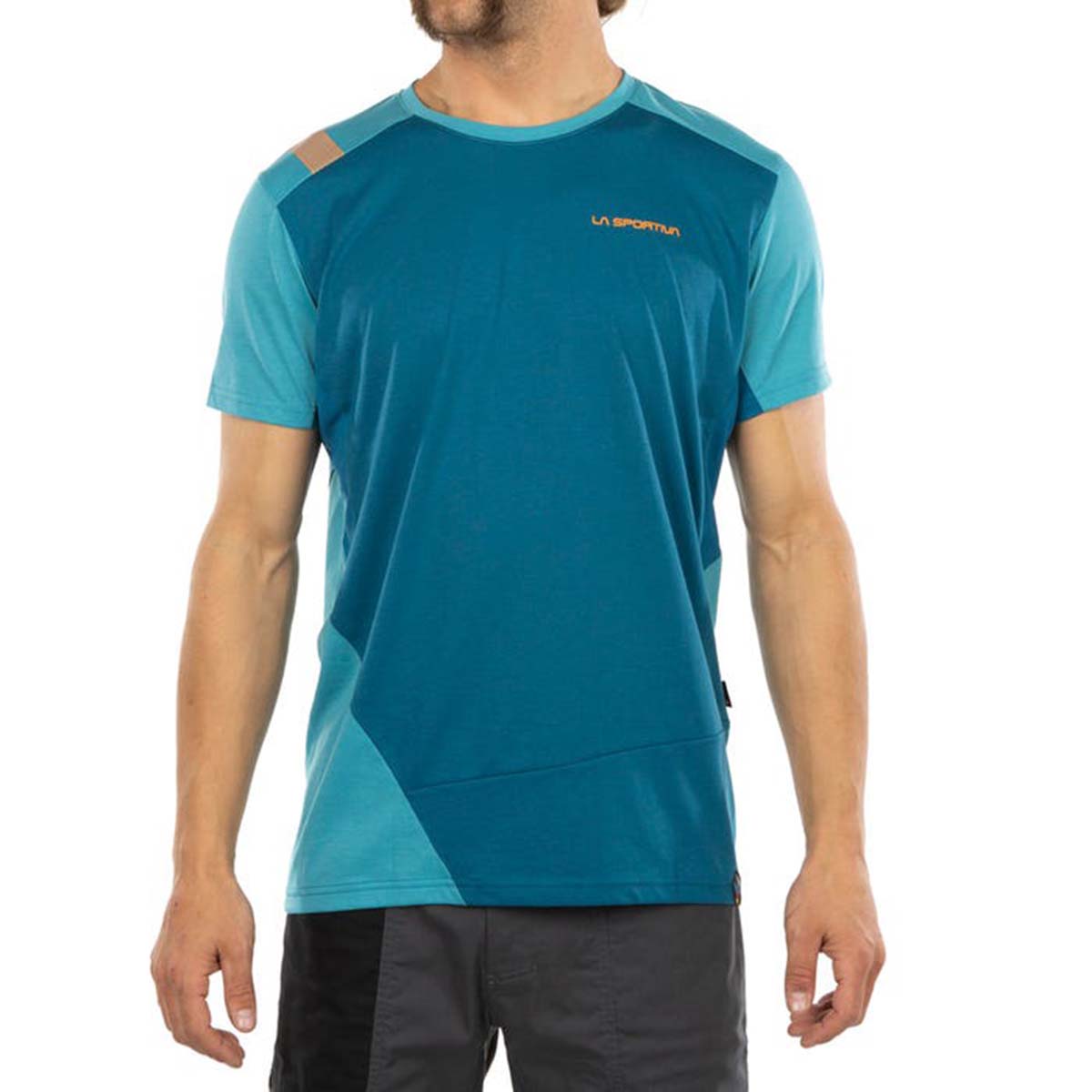 Grip Mens Climbing T-Shirt Blue