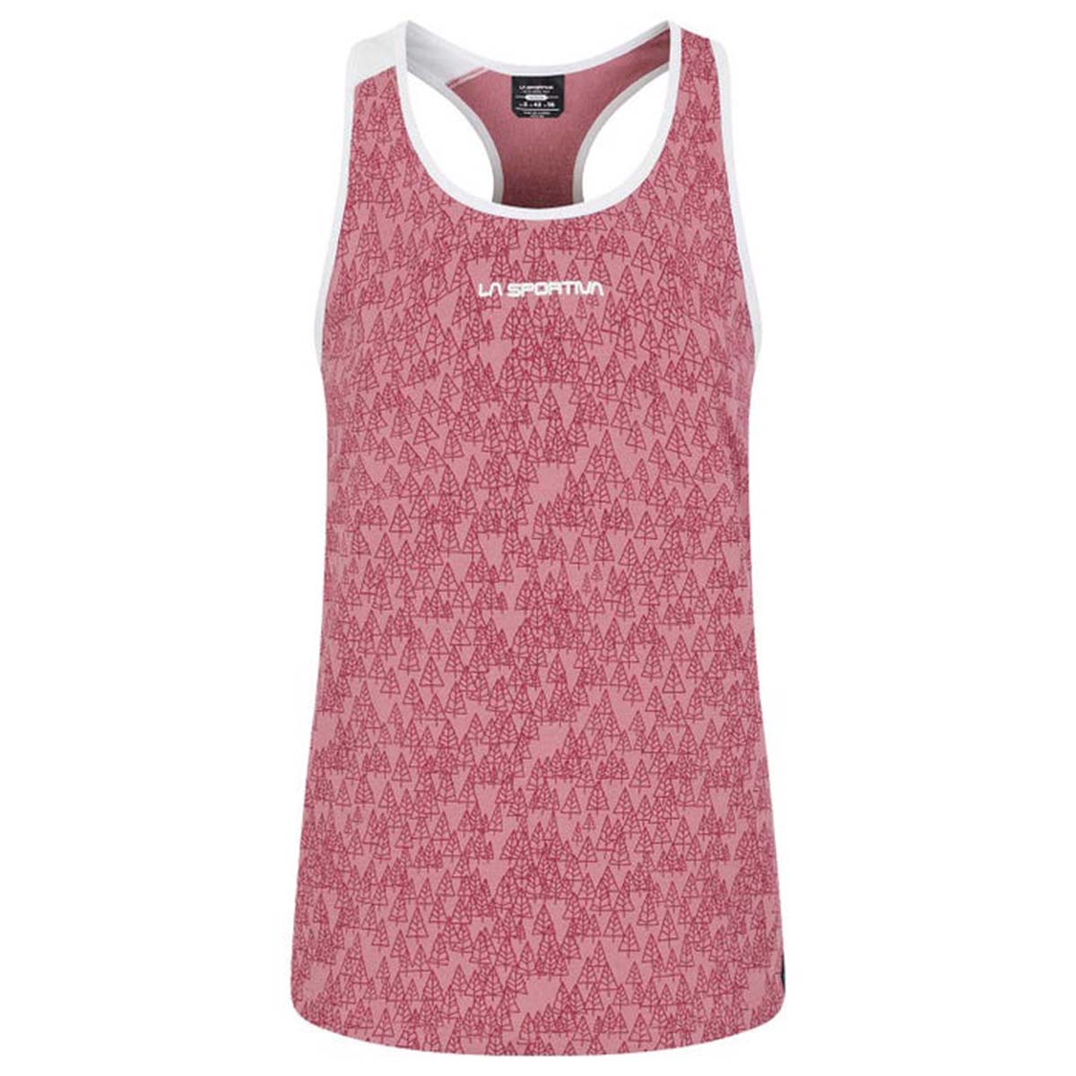 Trees Womens Climbing Tank Top Pink