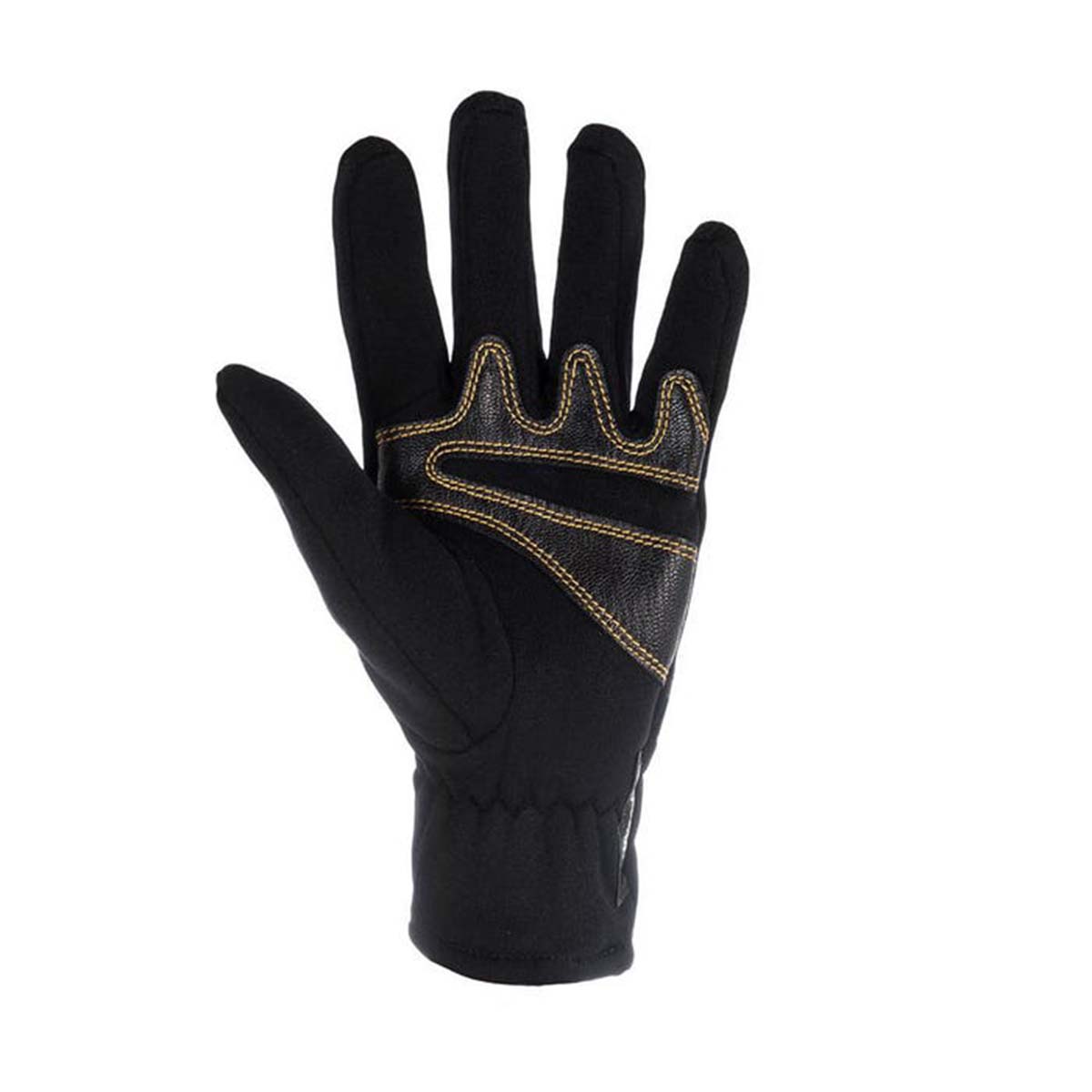 Stretch Mens Ski Gloves Black