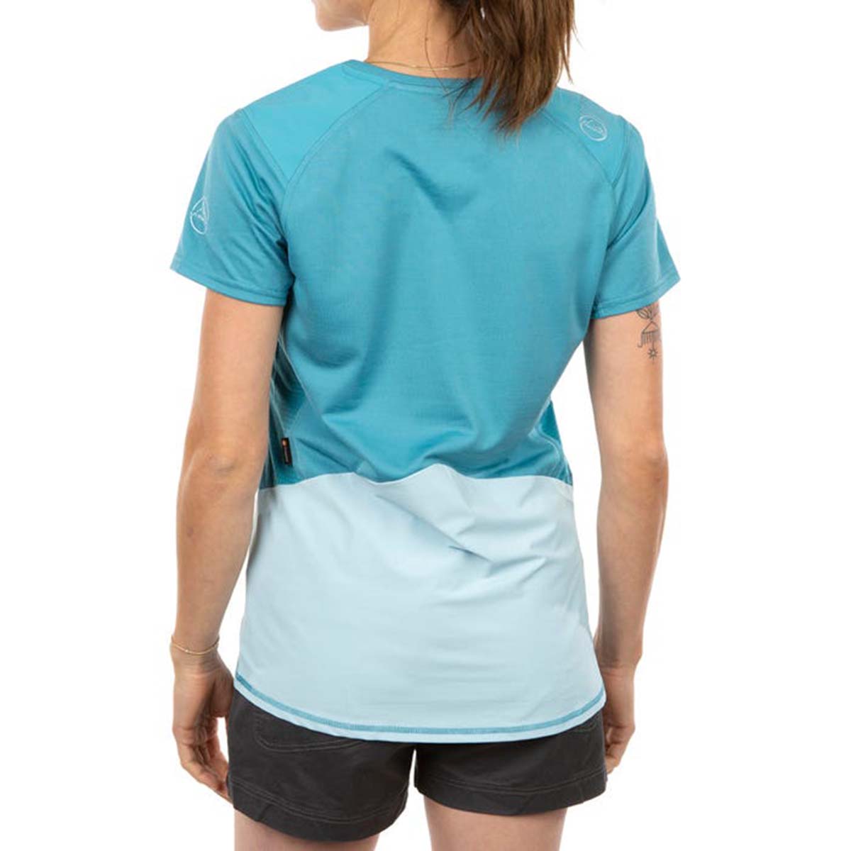 Compass Womens Hiking T-Shirt Blue