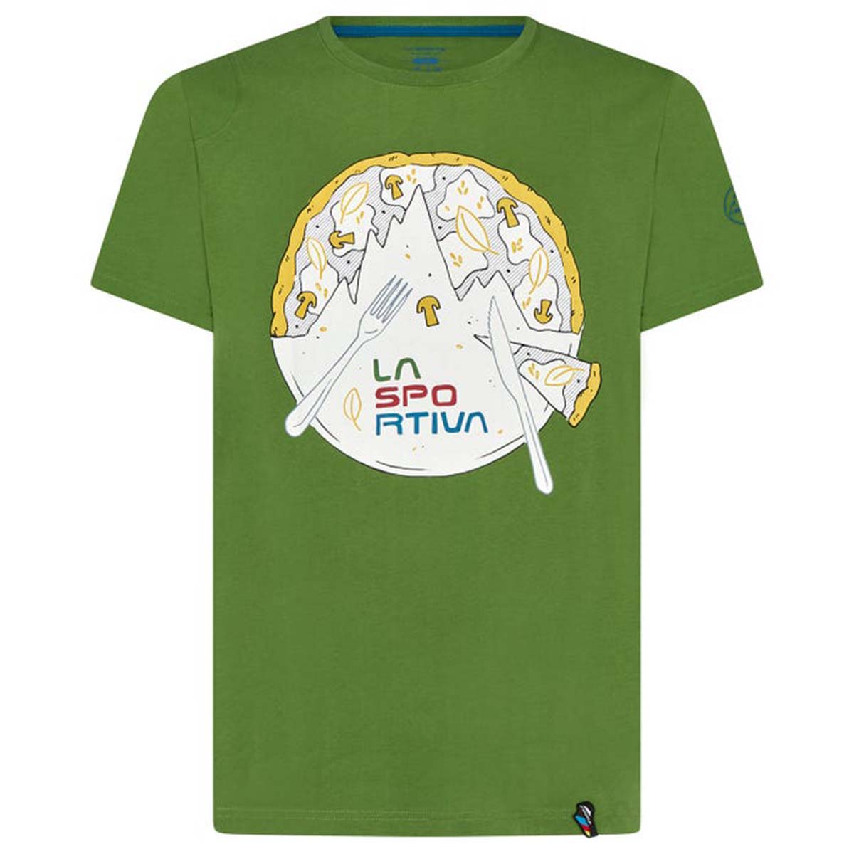 Pizza Mens Climbing T-Shirt Green