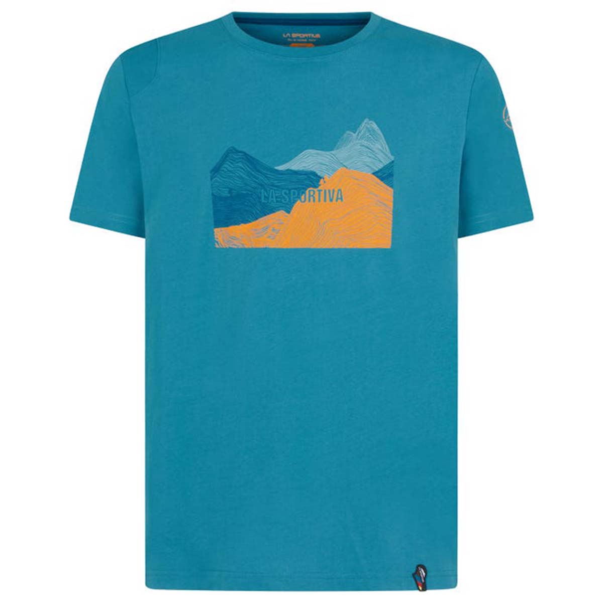 Mountwave Mens Climbing T-Shirt Blue