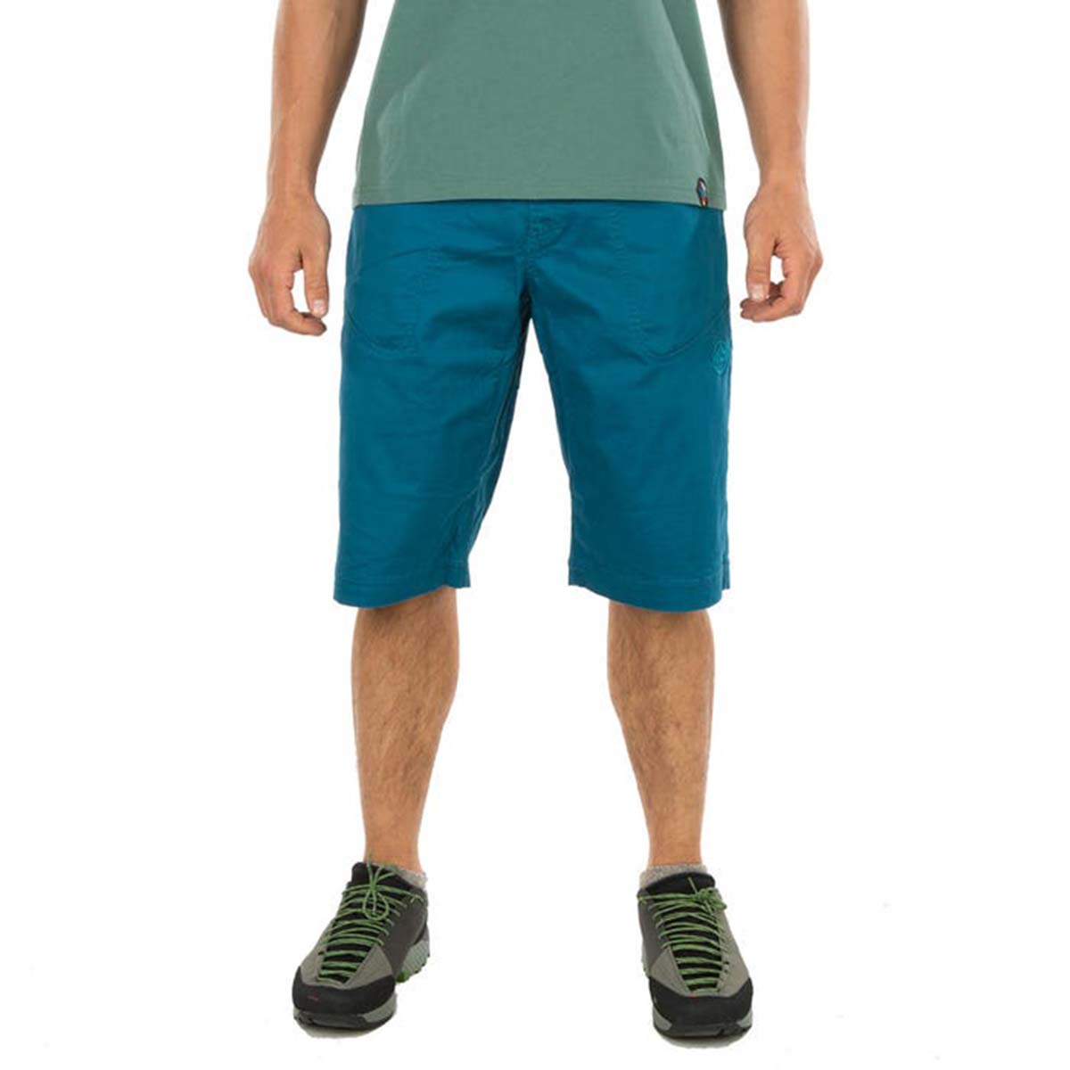 Flatanger Mens Climbing Shorts Blue