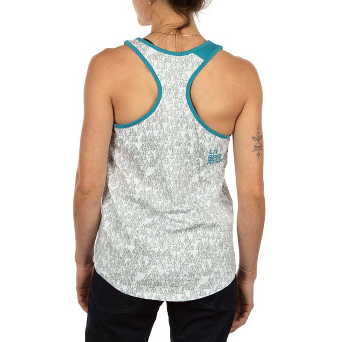 Trees Womens Climbing Tank Top White