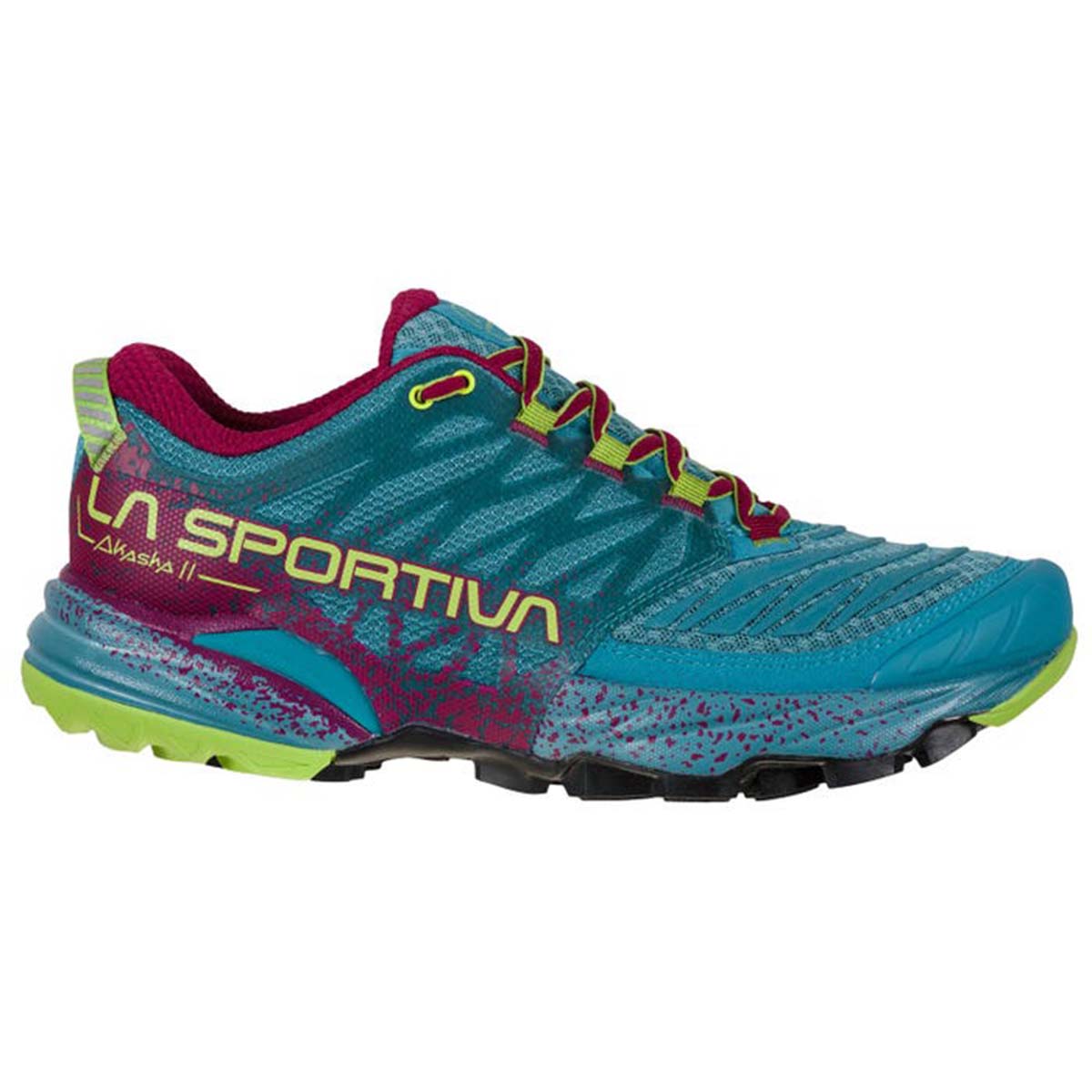 Akasha II Womens Trail Running Shoes Blue