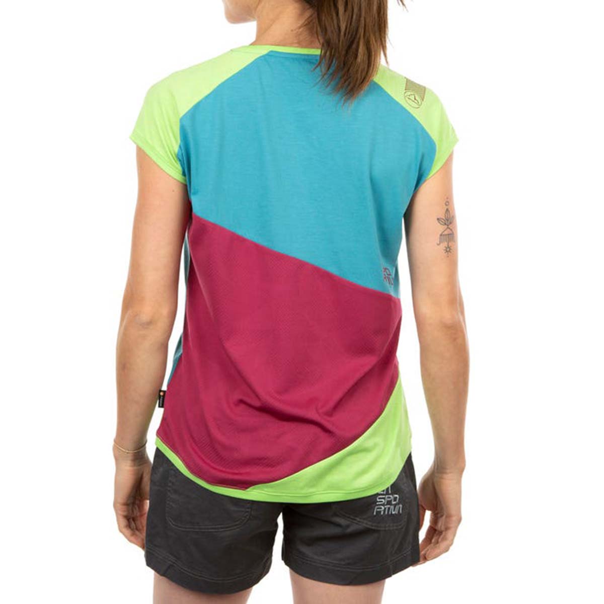 Hold Womens Climbing T-Shirt Blue