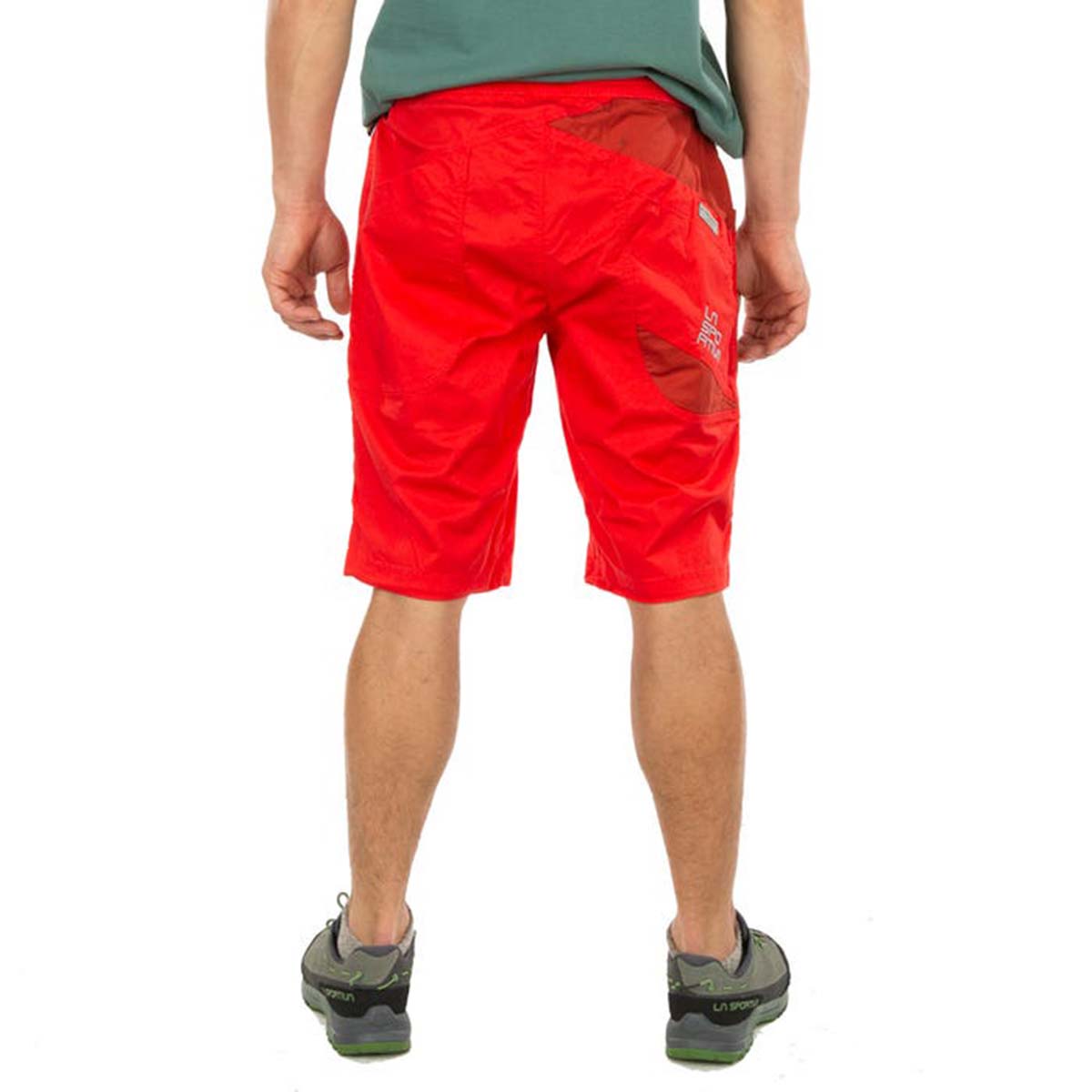 Bleauser Mens Climbing Shorts Red