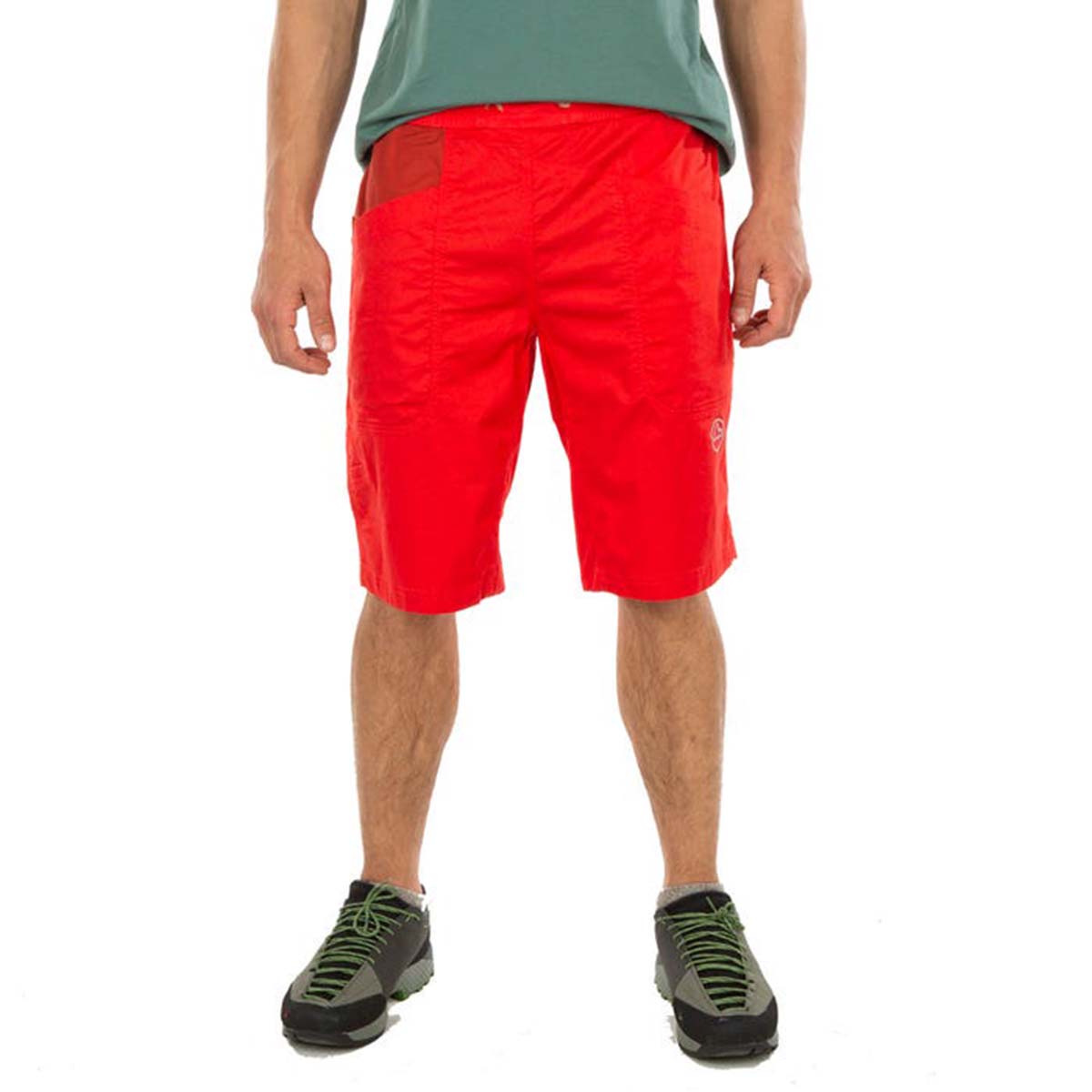 Bleauser Mens Climbing Shorts Red