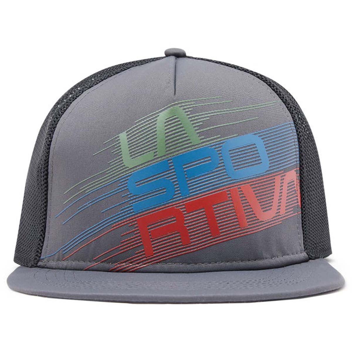 Stripe Evo Trucker Mens Climbing Hat Grey