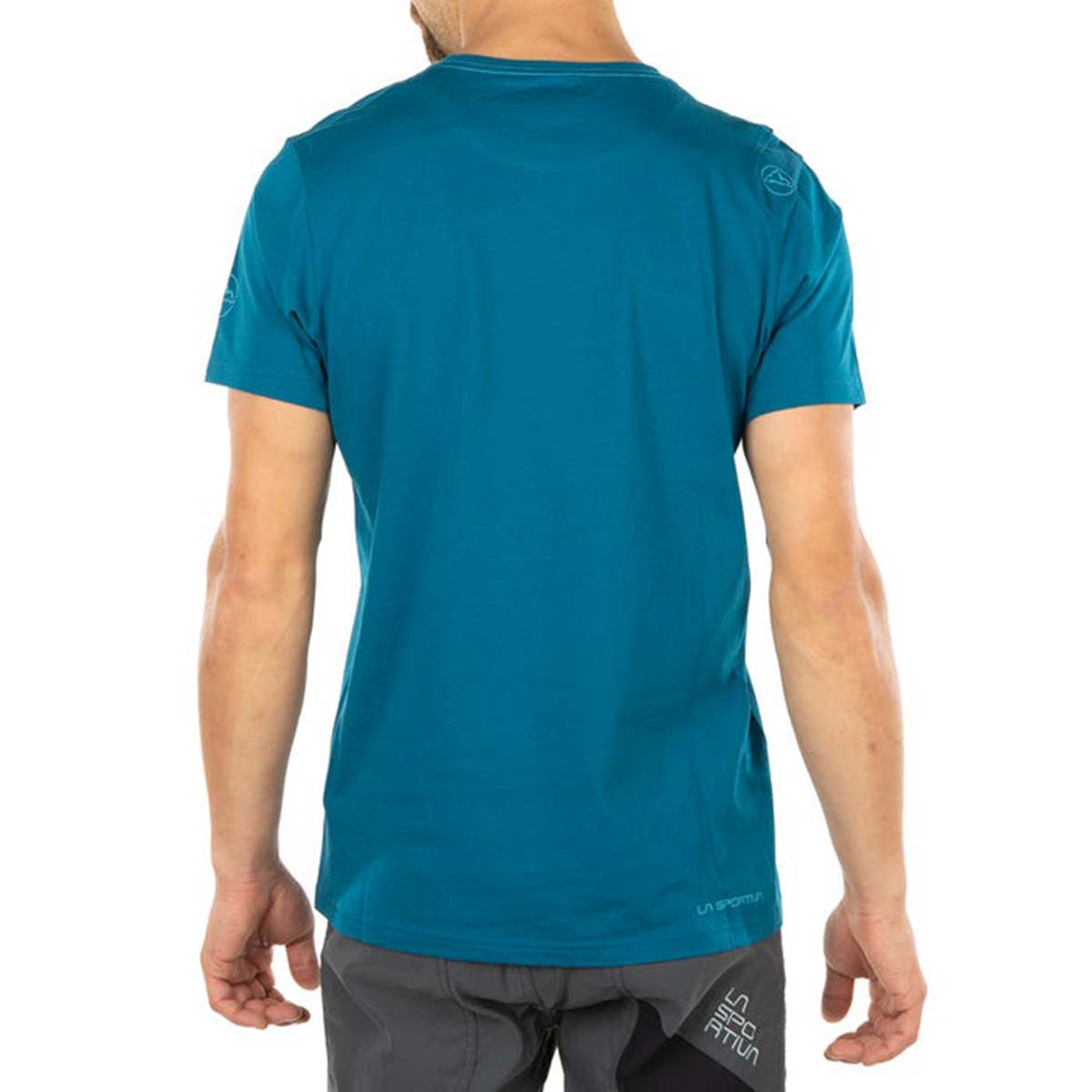 View Mens Climbing T-Shirt Blue