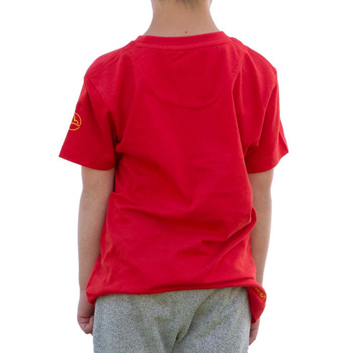 Stripe Evo Kids Climbing T-Shirt Red