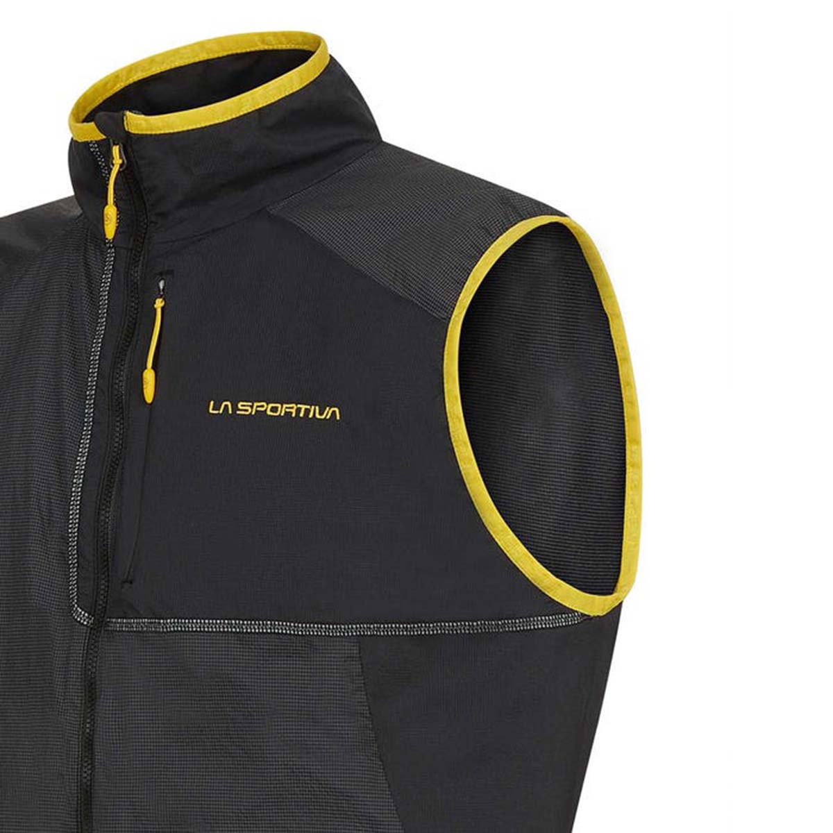 Latitude Mens Running Vest Black