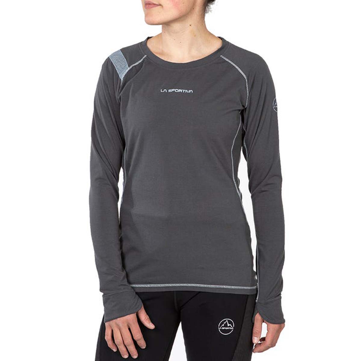 Futura Long Sleeve Womens Climbing Shirt Grey