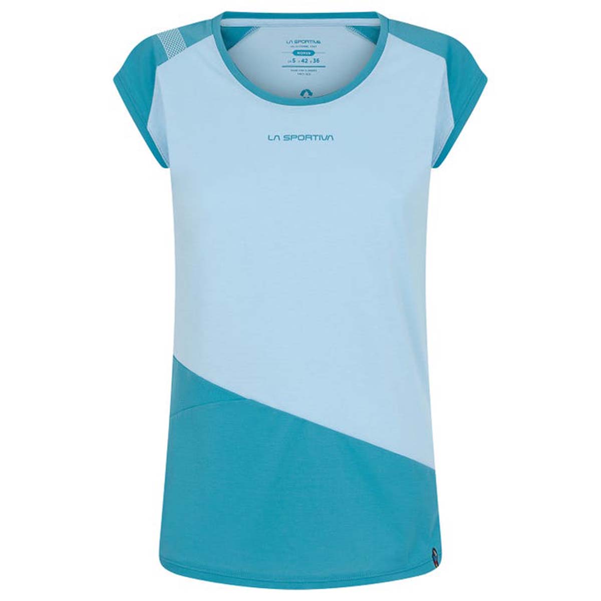 Hold Womens Climbing T-Shirt Blue