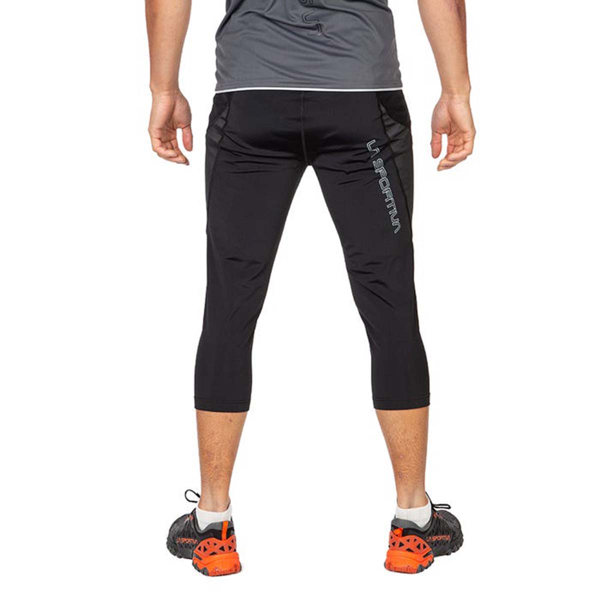 Triumph Mens Running Tight 3/4 Black