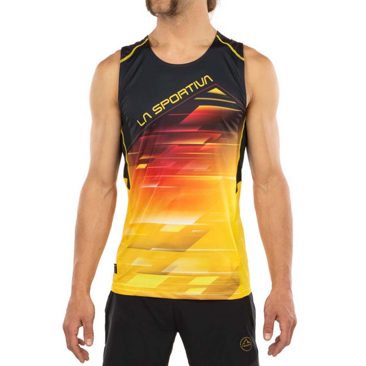 Slipstream Mens Running Tank Top Black