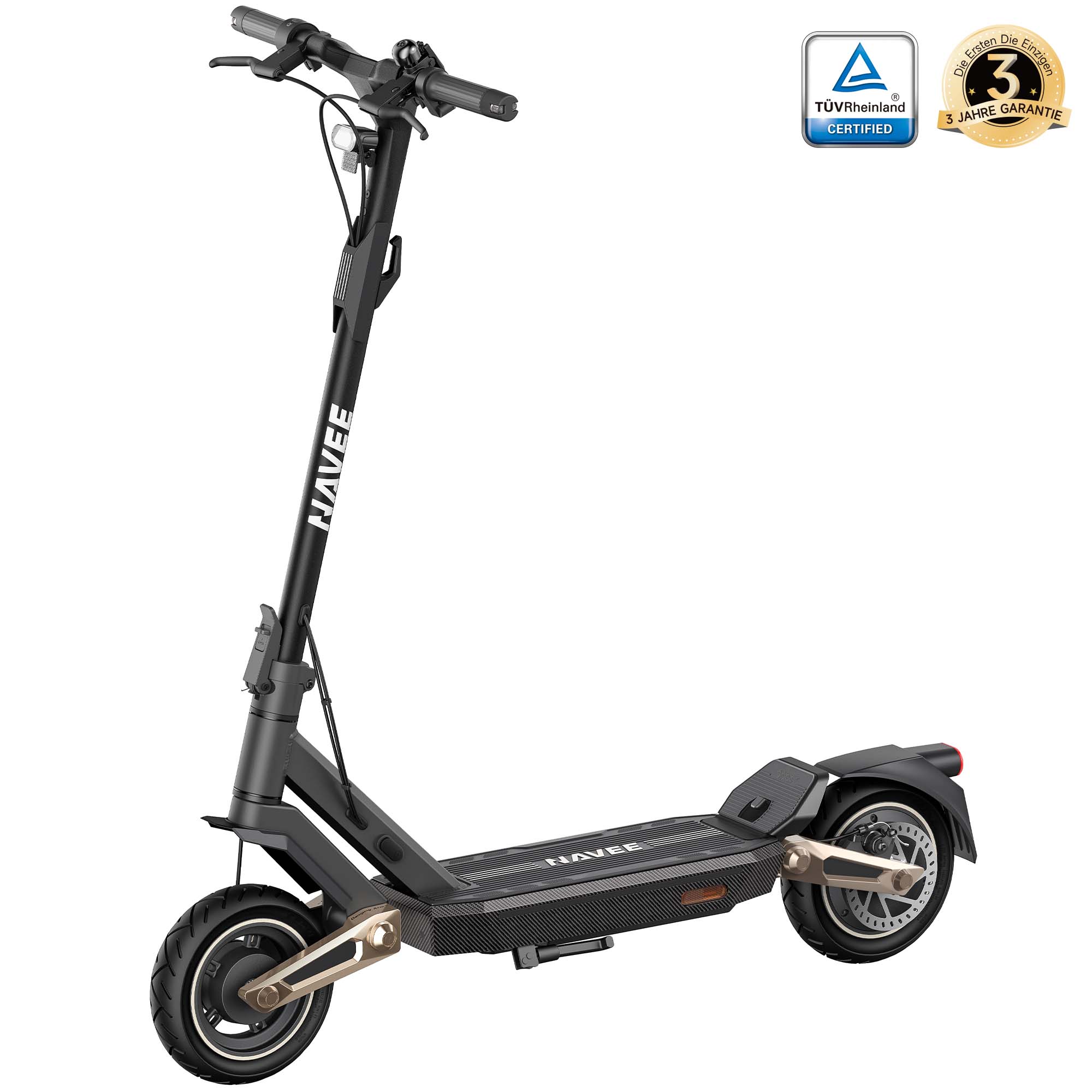 🚀NAVEE ST3 PRO E-Scooter ABE Certified - 1350W 75KM Quad Suspension System