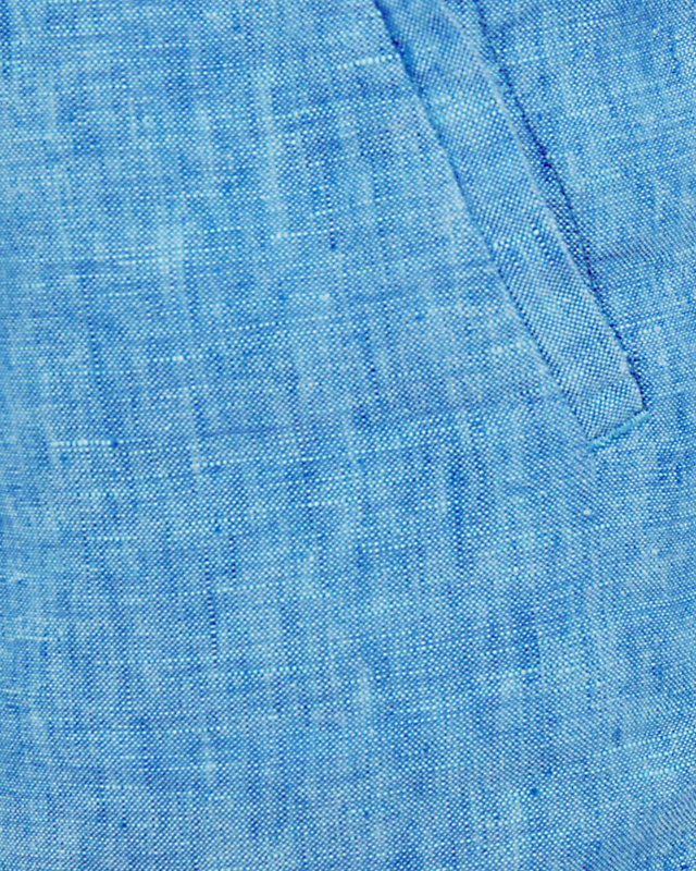 4" Brea Linen Scallop Short