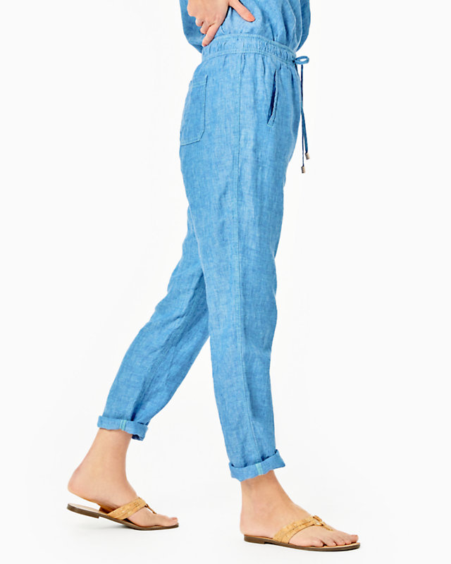 31" Taron Mid-Rise Linen Pant