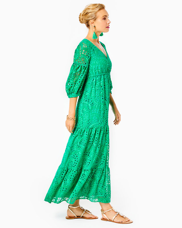 Breanne Eyelet Maxi Dress