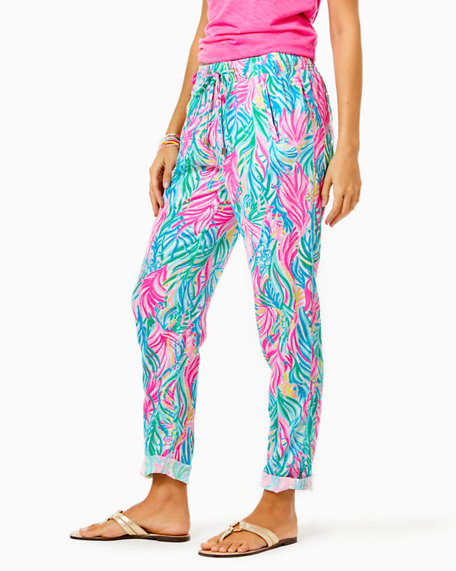 31" Taron Mid-Rise Linen Pant