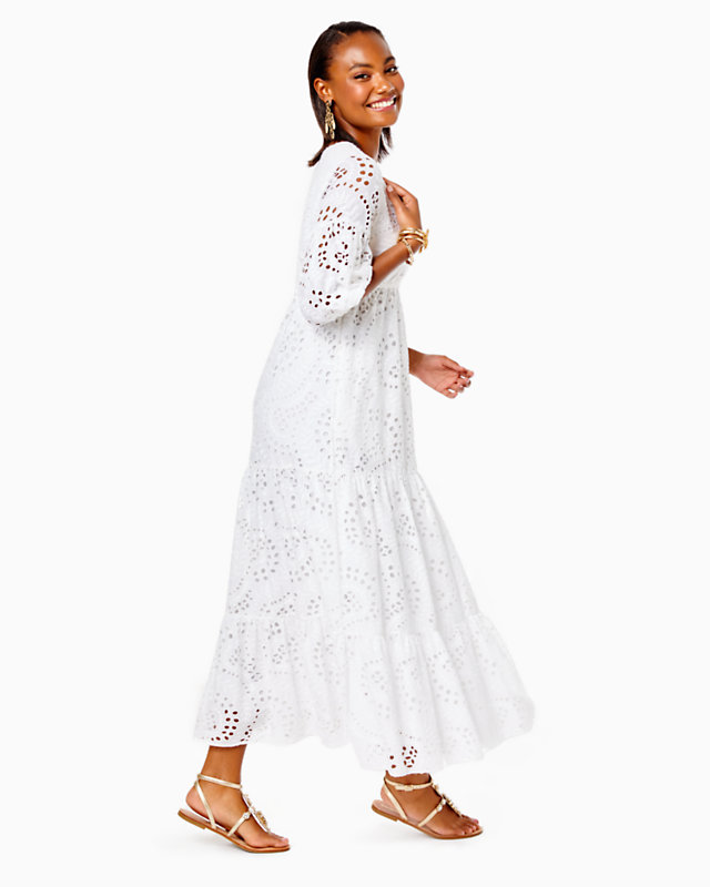 Breanne Eyelet Maxi Dress